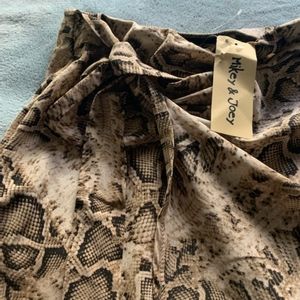 Mikey & Joey - Snakeprint Skirt